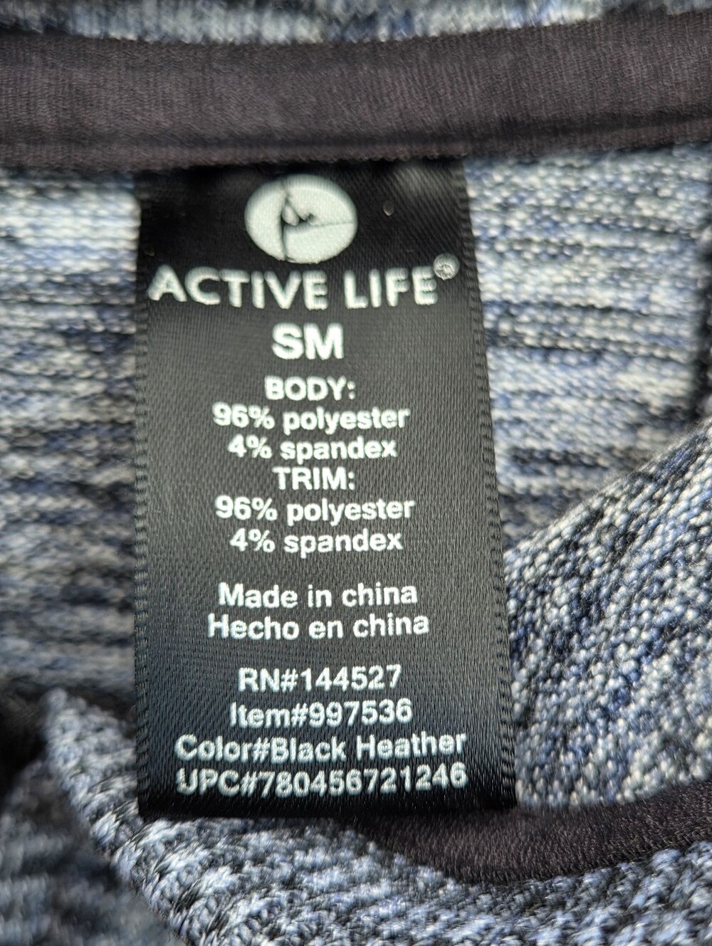 Active Life Sleeveless Hooded Zip-Up Tank - Heather Gray - Picture 3 of 7